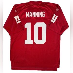 NY Giants Authentic Jersey Reebok Size XL / Eli
Manning Red Alternate Jersey 06